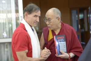 Dan Tito Davis with Dalai Lama