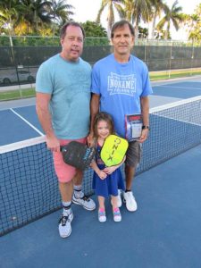 Pickleball Player, Jesse Shetler and daughter, No Name Saloon owner, Park City, Utah, Loves GRINGO!!!