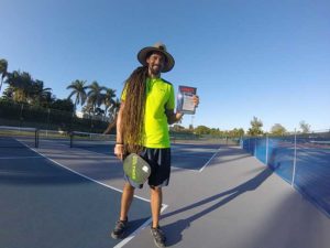 Pickleball Player Dreadlock Dan Loves Gringo!!