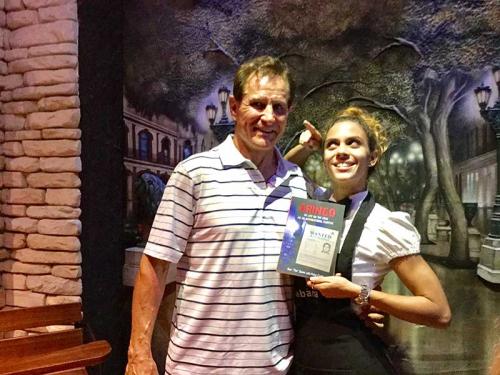 Dan Tito Davis in Restaurant, Havana Blues, Havana, Cuba