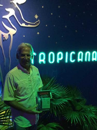 Pickleball Star with GRINGO, at The Tropicana, Havana, Cuba